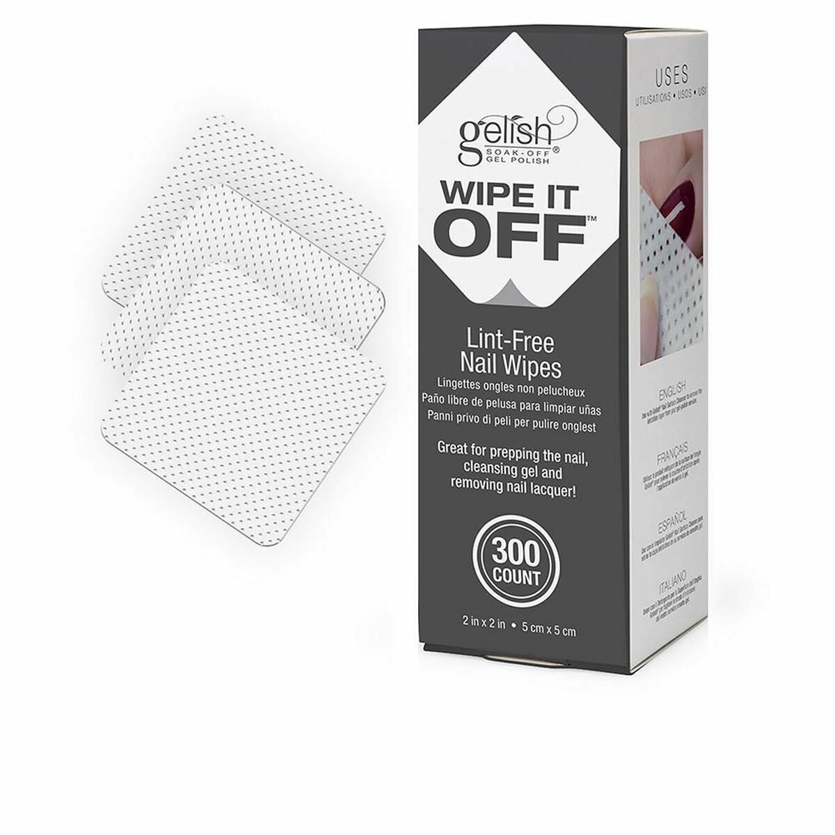 Nail polish remover Morgan Taylor Wipe It Off Fluff-free Nail polish remover 300 Units -  Beauty, Manicure and pedicure -  Morgan Taylor.