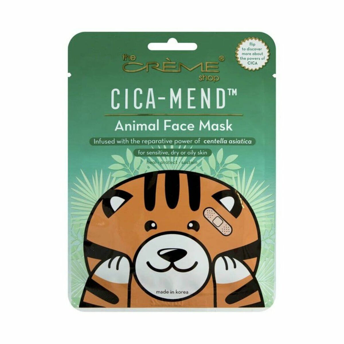 Facial Mask The Crème Shop Cica-Mend Tiger (25 ml) -  Beauty, Skin care -  The Crème Shop.