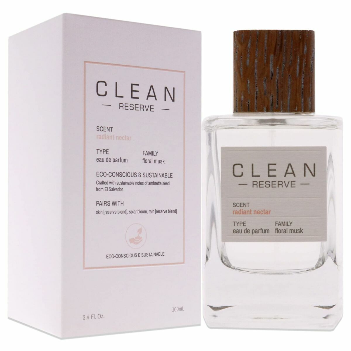 Women's Perfume Clean Radiant Nectar EDP 100 ml -  Beauty, Perfumes and fragrances -  Clean.