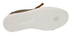 Dolce & Gabbana Gold Leather Mens Casual Sneakers -   -  Dolce & Gabbana.