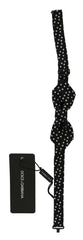 Dolce & Gabbana Black Polka Dots Silk Adjustable Neck Papillon Men Bow Tie -  Neckties, Men -  Dolce & Gabbana.