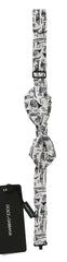 Dolce & Gabbana White Instruments Adjustable Neck Papillon Men Bow Tie -  Neckties, Men -  Dolce & Gabbana.