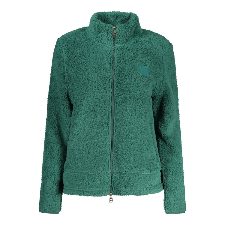 Laura Biagiotti - Cozy Plush Fleece Zip-Front Sweatshirt - Green Laura Biagiotti