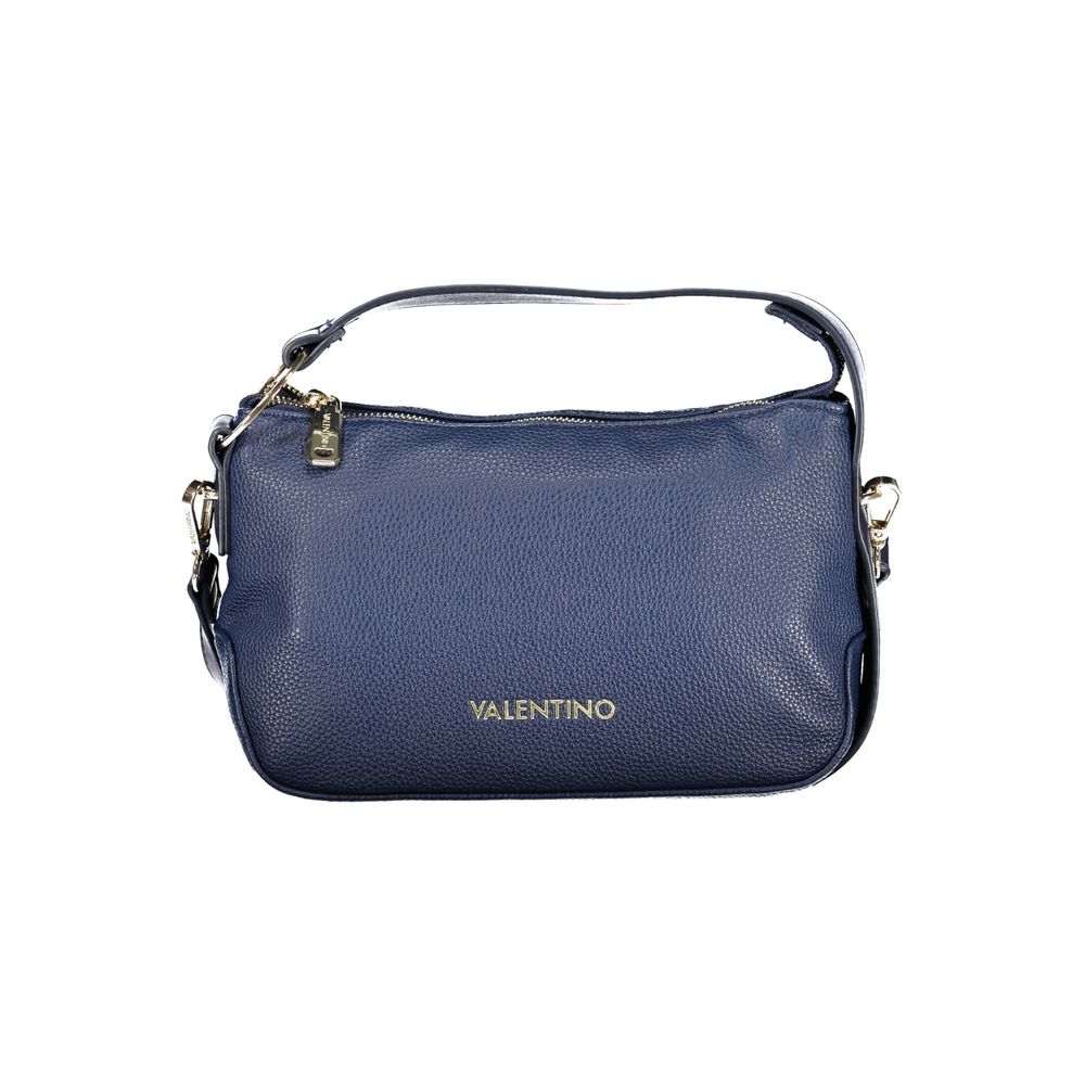 Valentino - Structured Textured Polyethylene Shoulder Bag - Navy Blue