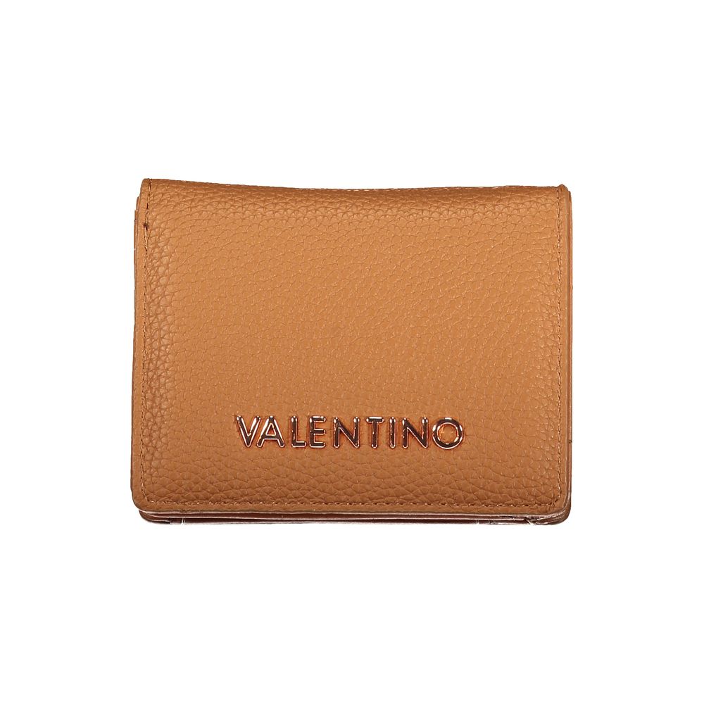 Valentino - Textured Polyethylene Bifold Wallet - Brown