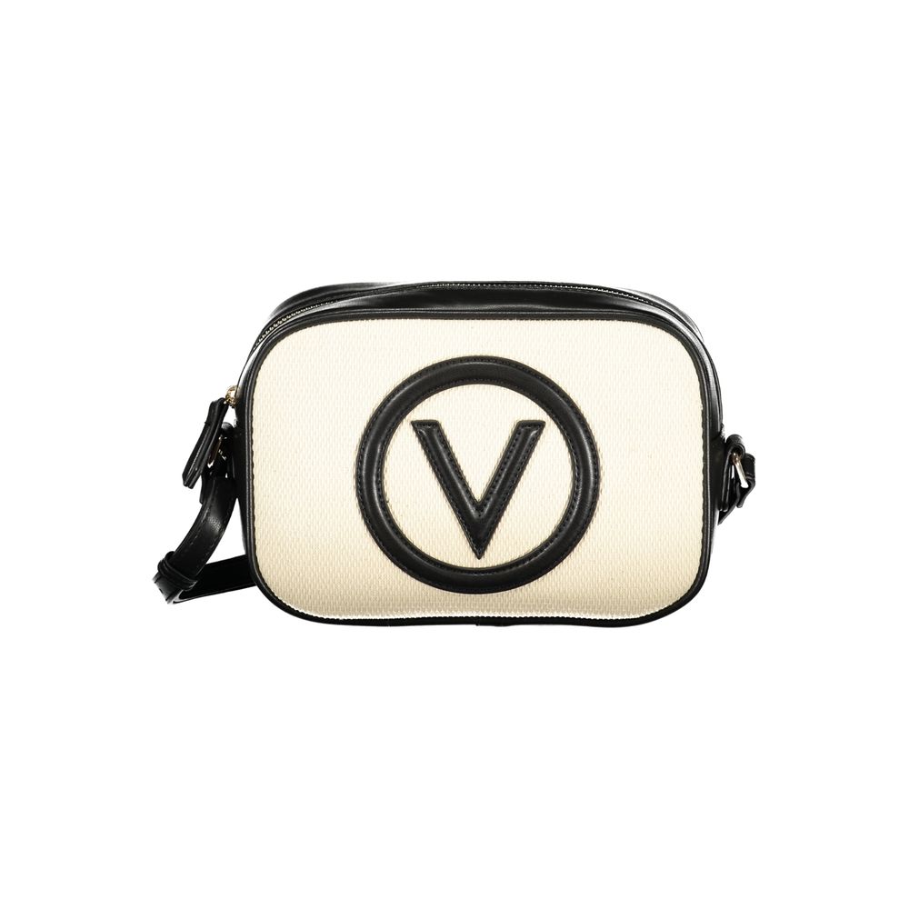 Valentino - Chic Canvas Logo Crossbody Bag - Beige