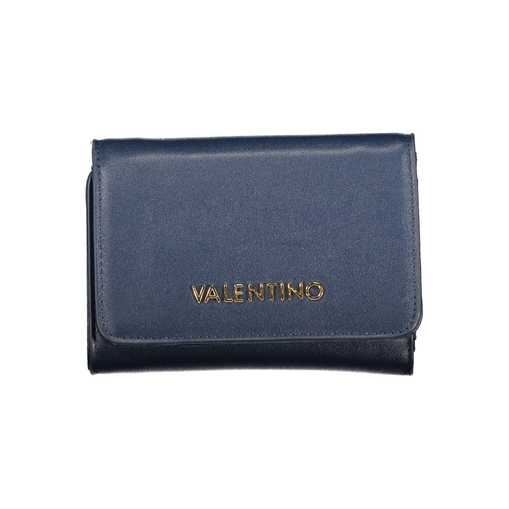Valentino - Sleek Polyethylene Flap Wallet - Blue