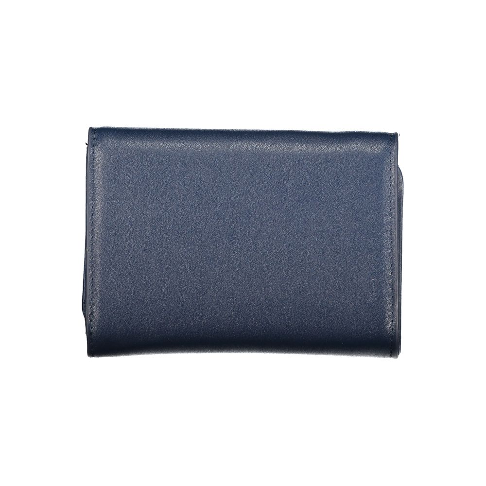 Valentino - Sleek Polyethylene Flap Wallet - Blue