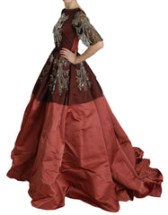 Dolce & Gabbana Crystal Chandelier Silk Princess Gown Dress -   -  Dolce & Gabbana.