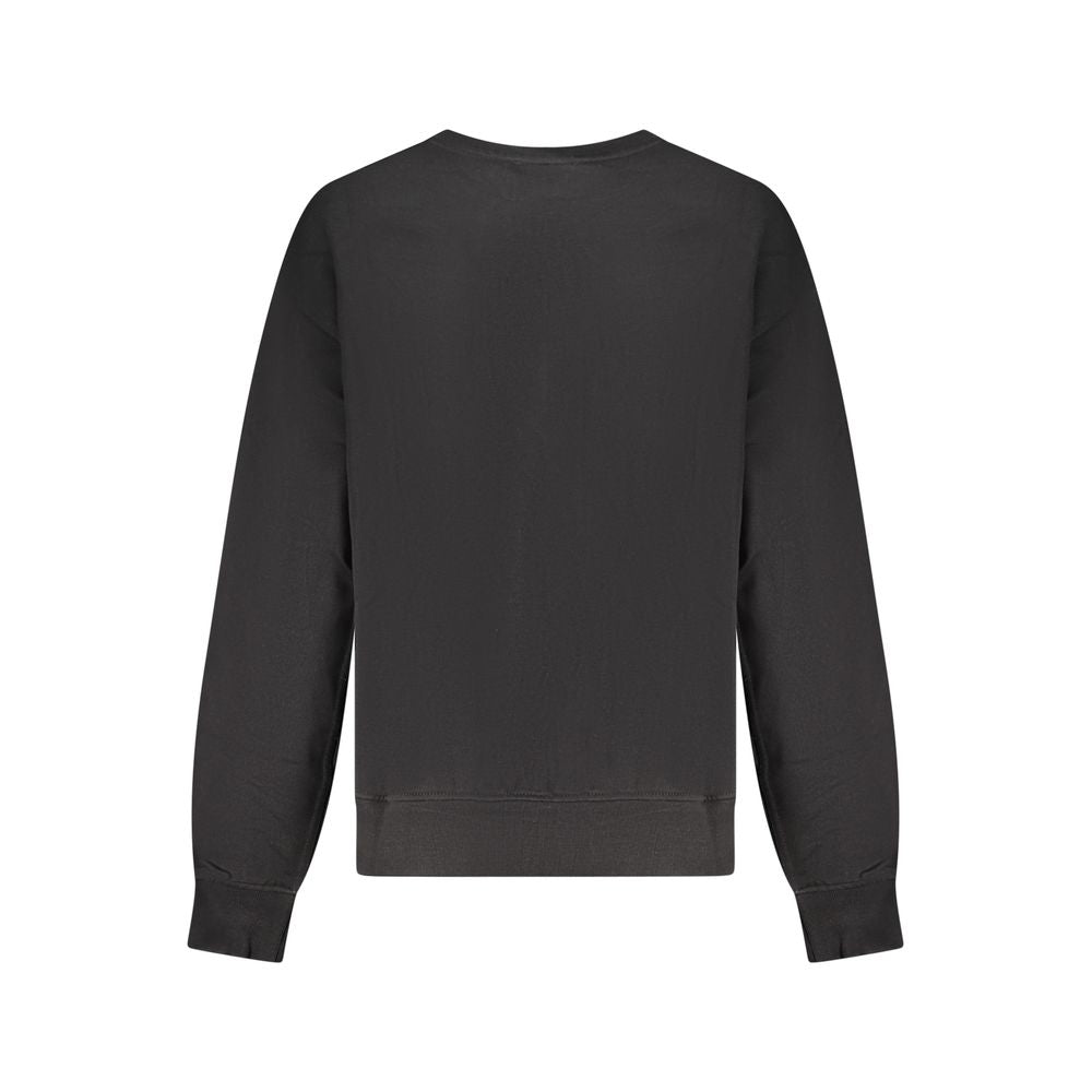 Calvin Klein - Sleek Cotton Blend Regular Fit Crew Neck Sweatshirt - Black Calvin Klein