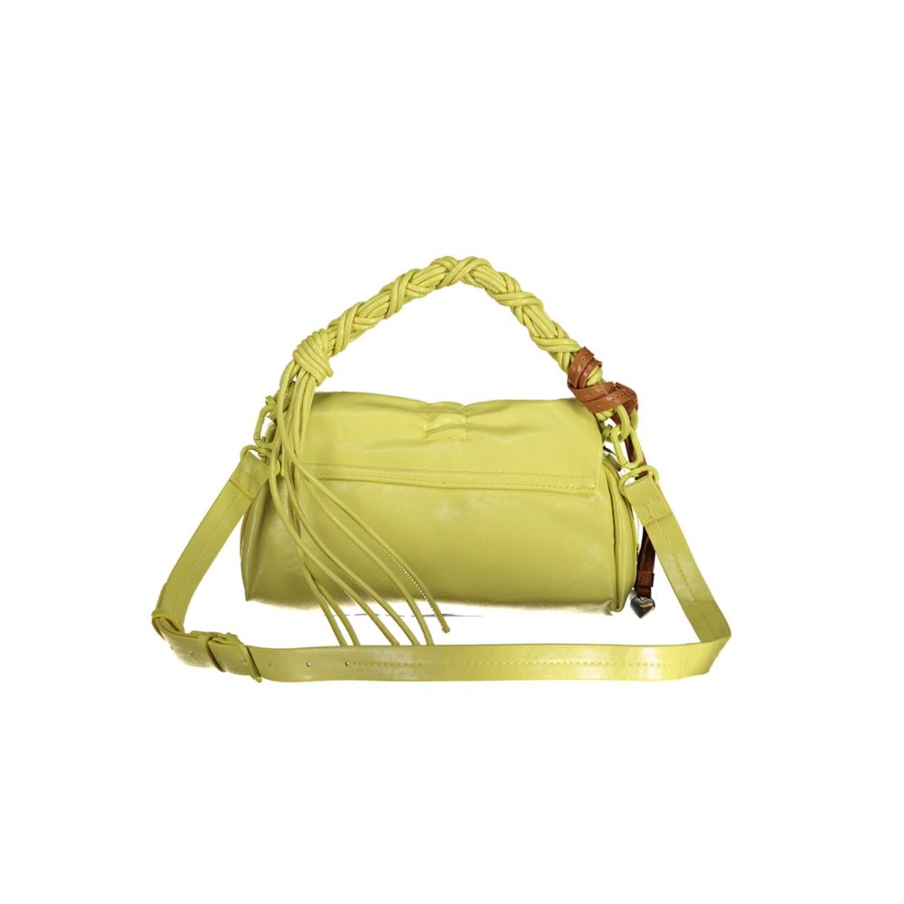 Desigual - Vibrant Braided Handle Bow Detail Shoulder Bag - Yellow