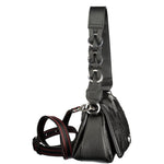 Desigual - Edgy Embossed Floral Chain Shoulder Bag - Black Desigual