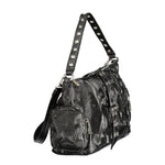 Desigual - Edgy Embossed Grommet Detail Shoulder Bag - Black Desigual