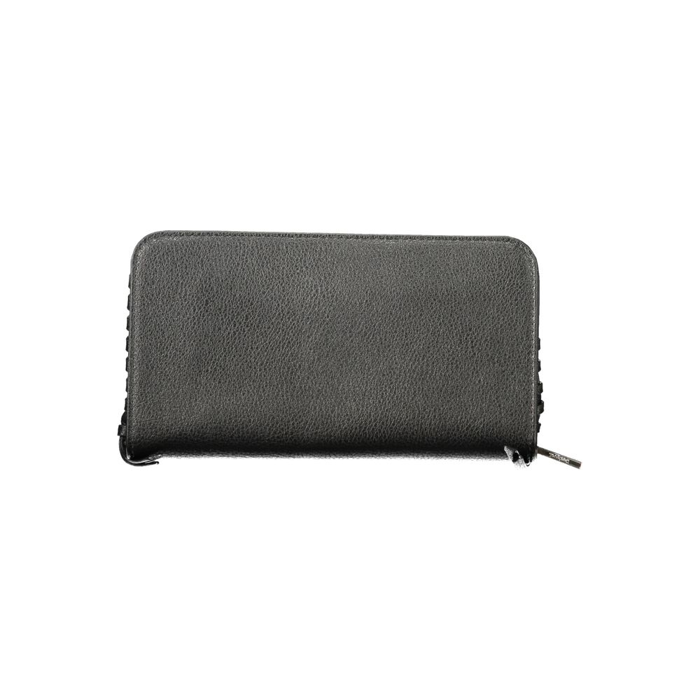 Desigual - Textured Polyethylene Zip Wallet - Black