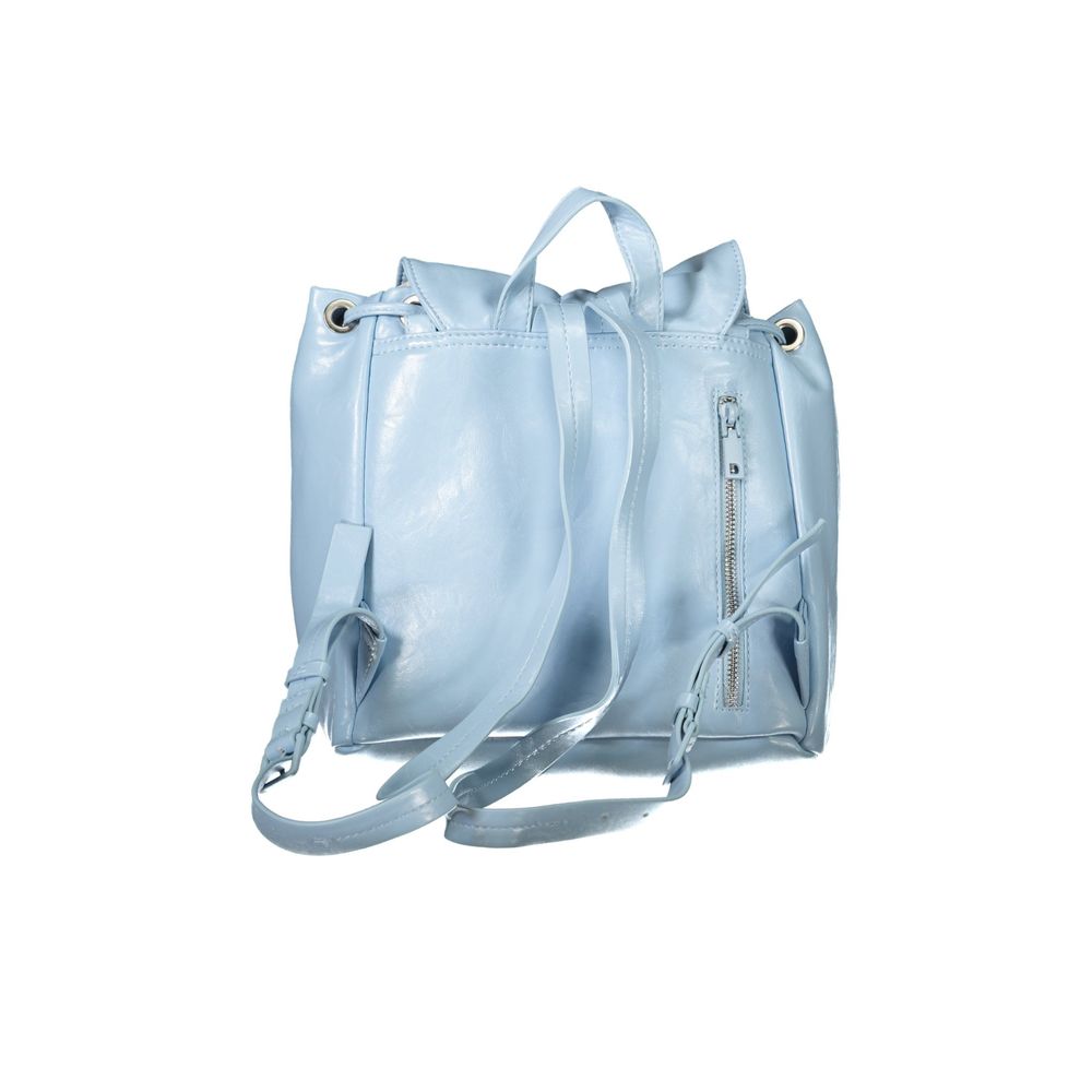 Desigual - Playful Glossy Bow Detail Mini Backpack - Light Blue
