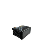 Baldinini Trend - Structured Quilted Cowhide Mini Shoulder Bag - Black Baldinini Trend