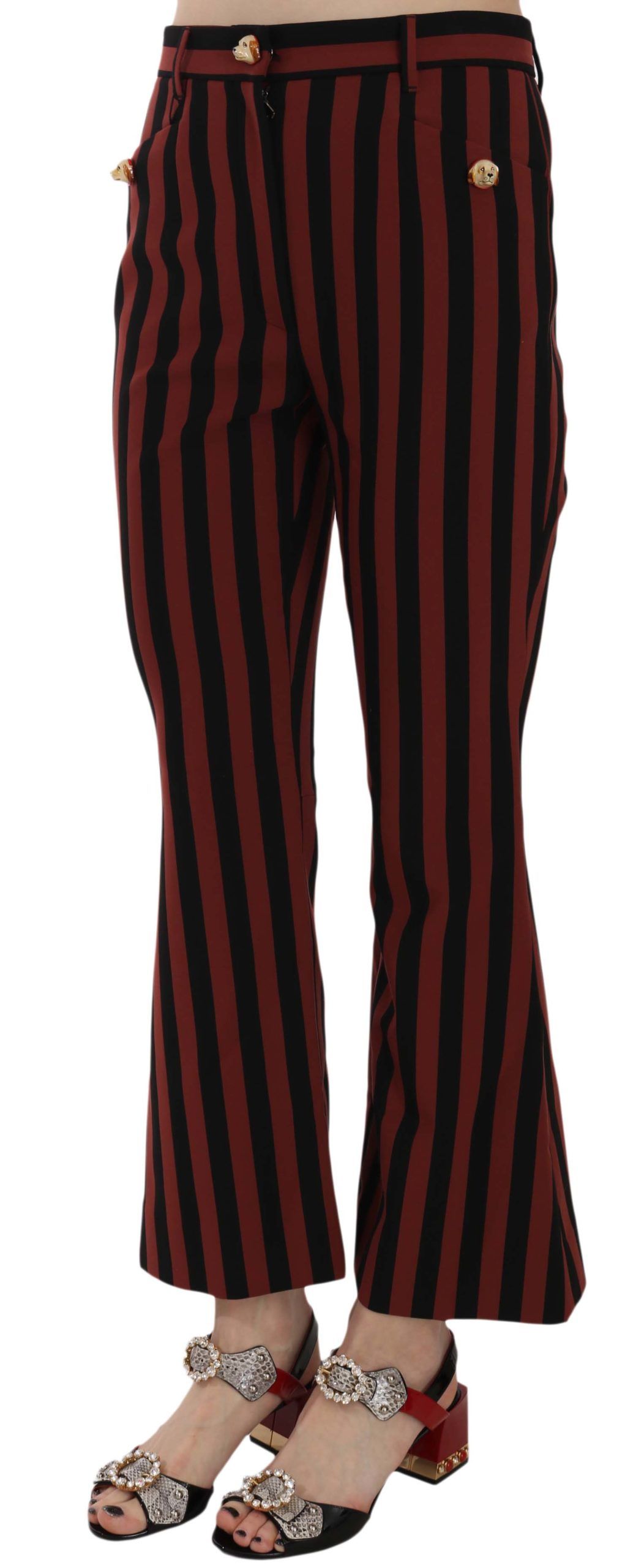 Dolce & Gabbana Elegant Cropped Flared Trousers -   -  Dolce & Gabbana.