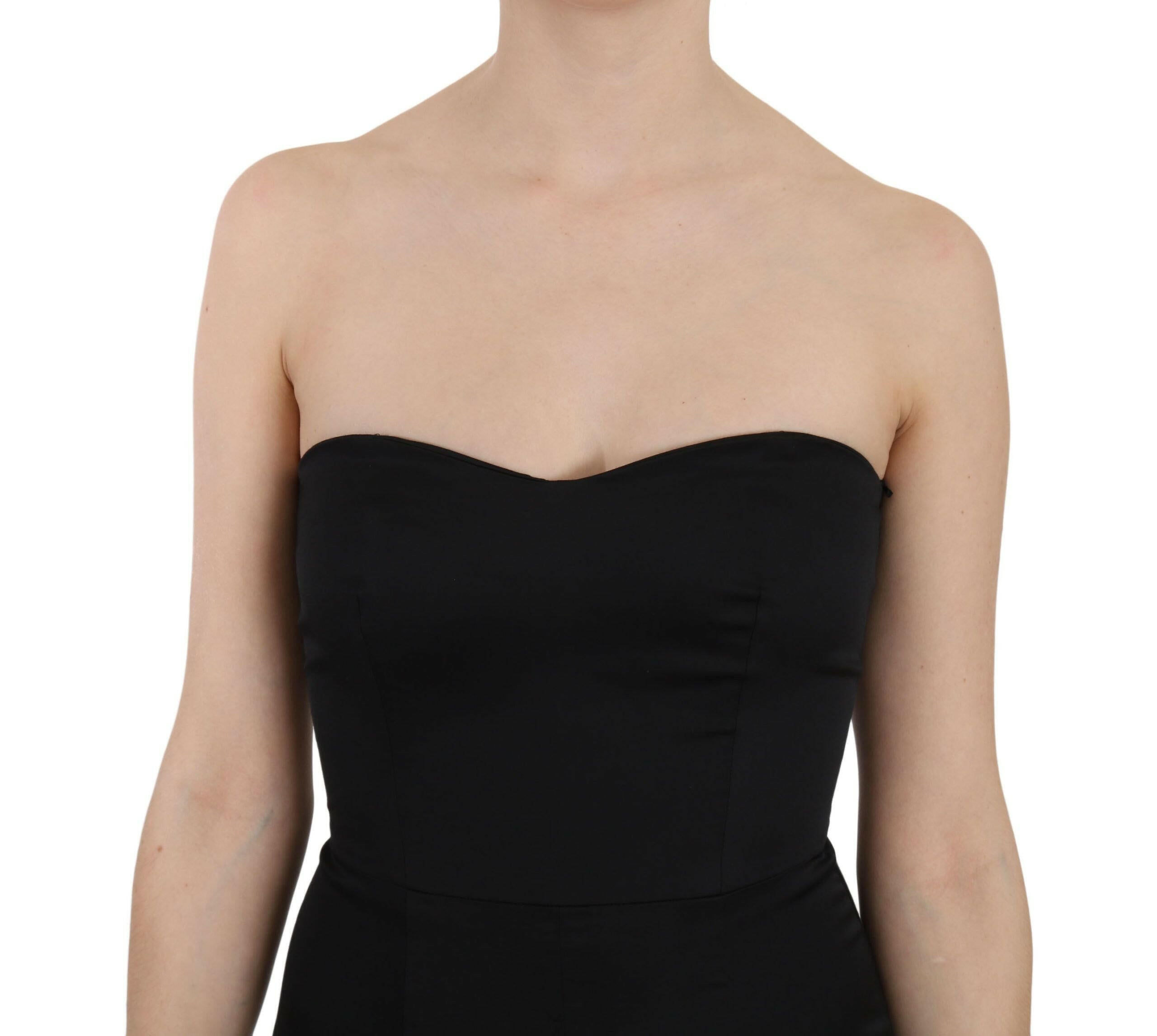 John Richmond Black Sequined Flare Ball Gown Dress -   -  John Richmond.