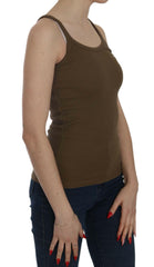 PINK MEMORIES Brown Sleeveless Spaghetti Strap Blouse Top -   -  PINK MEMORIES.