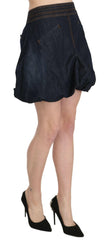 Exte Blue Jeans Denim Cotton Stretch A-line Mini -   -  Exte.