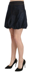 Exte Blue Jeans Denim Cotton Stretch A-line Mini -   -  Exte.