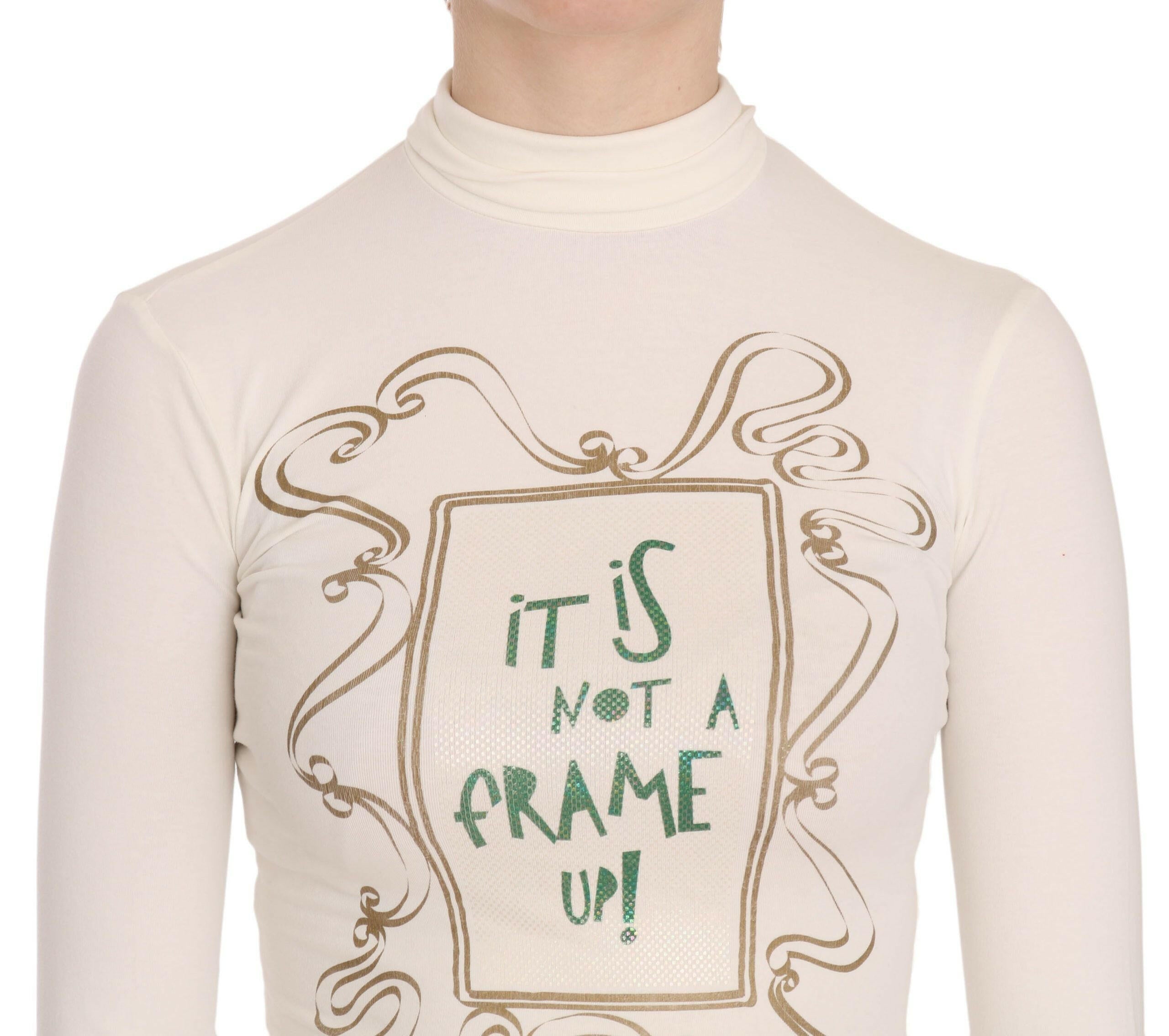 Exte Crew Neck It Is Not A Frame Up! Print Blouse -   -  Exte.
