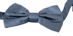 Dolce & Gabbana Blue 100% Silk Adjustable Neck Papillon Bow tie -  Neckties, Men -  Dolce & Gabbana.