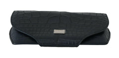 Dolce & Gabbana Blue Crocodile Eyewear Sunglasses Case Cover Pouch -  Leather Accessory for Men -  Dolce & Gabbana.