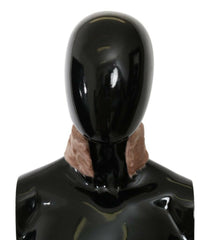 Dolce & Gabbana Beige Fur Neck Collar Lambskin Scarf -   -  Dolce & Gabbana.