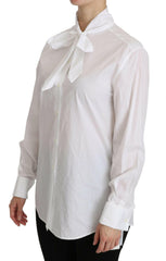 Dolce & Gabbana White Turtle Neck Long Sleeve Polo Shirt -   -  Dolce & Gabbana.