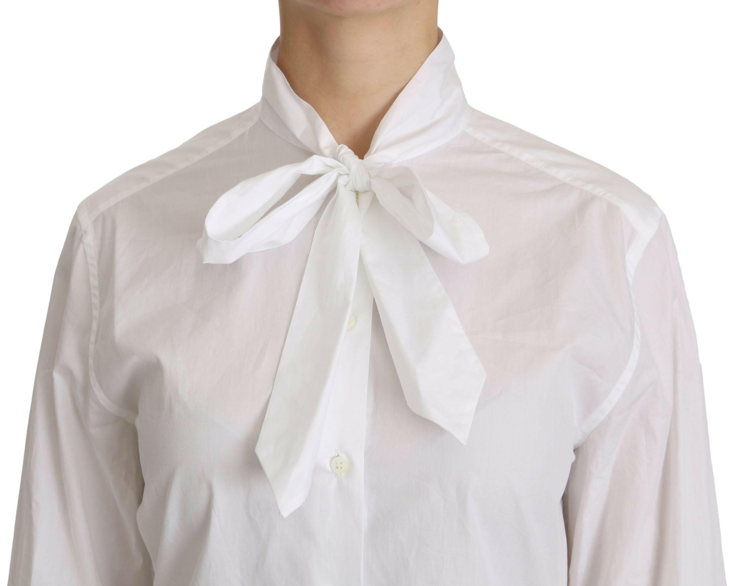 Dolce & Gabbana White Turtle Neck Long Sleeve Polo Shirt -   -  Dolce & Gabbana.