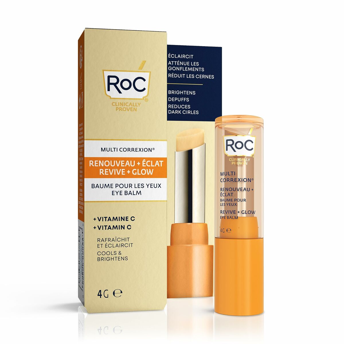 Cream for Eye Area Roc REVIVE + GLOW 4 g -  Beauty, Skin care -  Roc.
