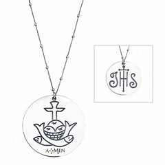 Ladies' Necklace Amen IHS - PANI&PESCI GRANDE 55MM -  Jewellery, Women -  Amen.