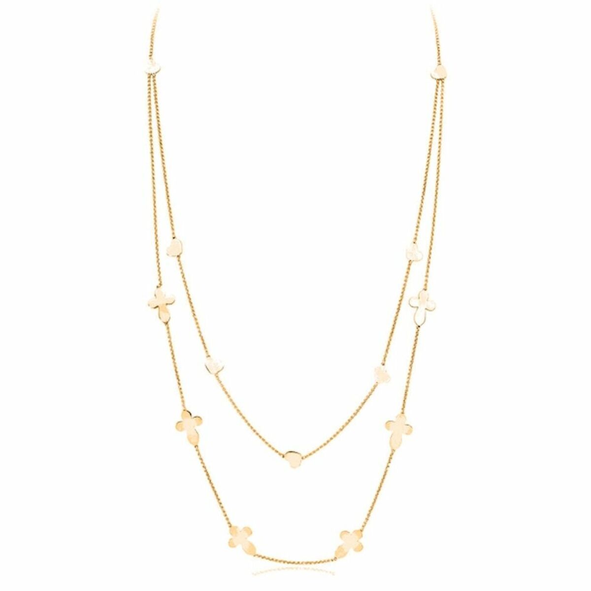 Ladies' Necklace Amen CROCI CUORI DOPPIA -  Jewellery, Women -  Amen.