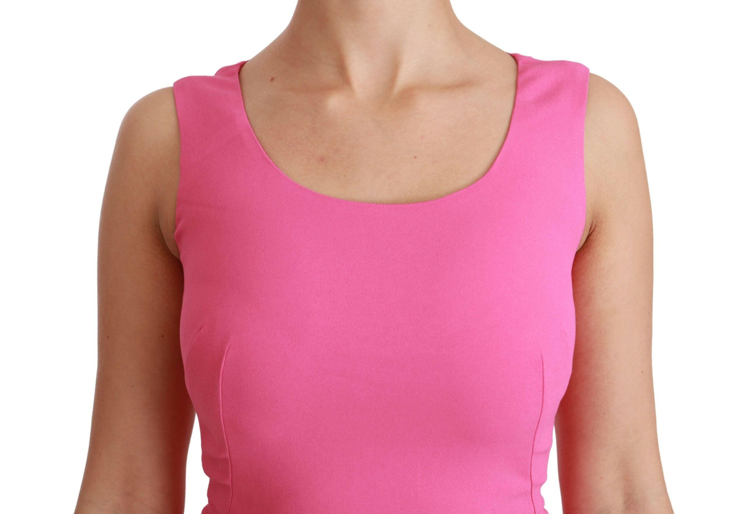Dolce & Gabbana Pink Stretch Sheath Mini Bodycon Dress -   -  Dolce & Gabbana.