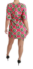 Dolce & Gabbana Pink Silk Cup Cake Shift Stretch Dress -   -  Dolce & Gabbana.