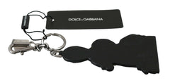 Dolce & Gabbana Leather Dominico Stefano #DGFAMILY Logo Badge Keychain -   -  Dolce & Gabbana.