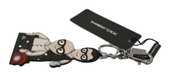 Dolce & Gabbana Leather Dominico Stefano #DGFAMILY Logo Badge Keychain -   -  Dolce & Gabbana.