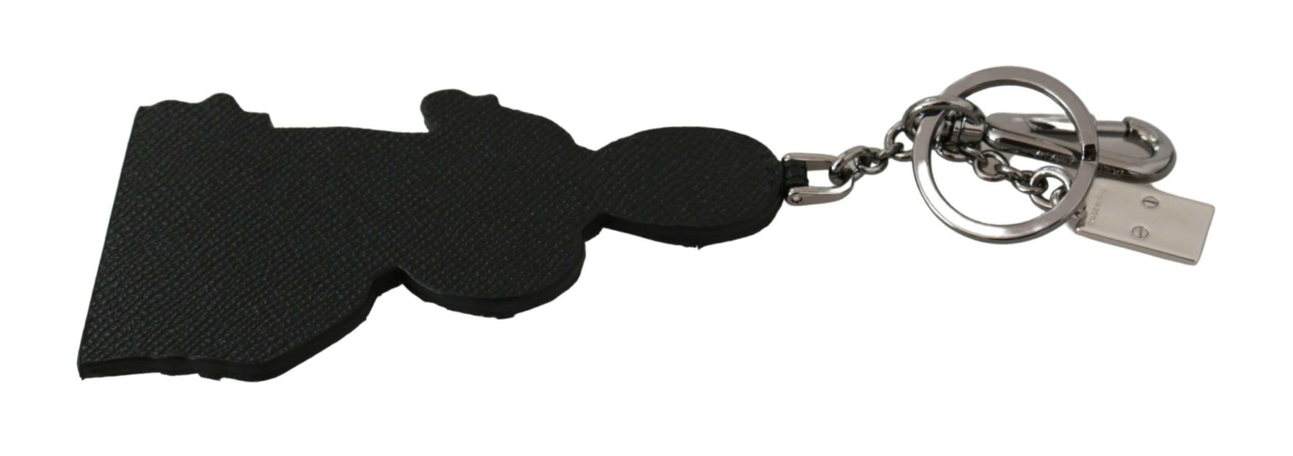 Dolce & Gabbana Leather Dominico Stefano #DGFAMILY Logo Badge Keychain -   -  Dolce & Gabbana.