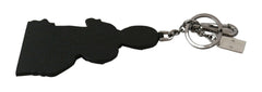 Dolce & Gabbana Leather Dominico Stefano #DGFAMILY Logo Badge Keychain -   -  Dolce & Gabbana.