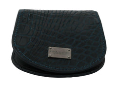 Dolce & Gabbana Blue Exotic Skins Condom Case Holder Pocket -  Leather Accessory for Men -  Dolce & Gabbana.