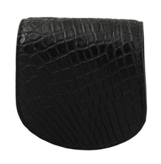 Dolce & Gabbana Black Exotic Skin Pocket Condom Case Holder -  Leather Accessory for Men -  Dolce & Gabbana.