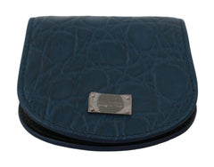 Dolce & Gabbana Blue Leather Holder Pocket Condom Case -   -  Dolce & Gabbana.