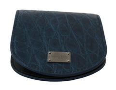 Dolce & Gabbana Blue Holder Pocket Wallet Blue Exotic Skin Condom Case -   -  Dolce & Gabbana.
