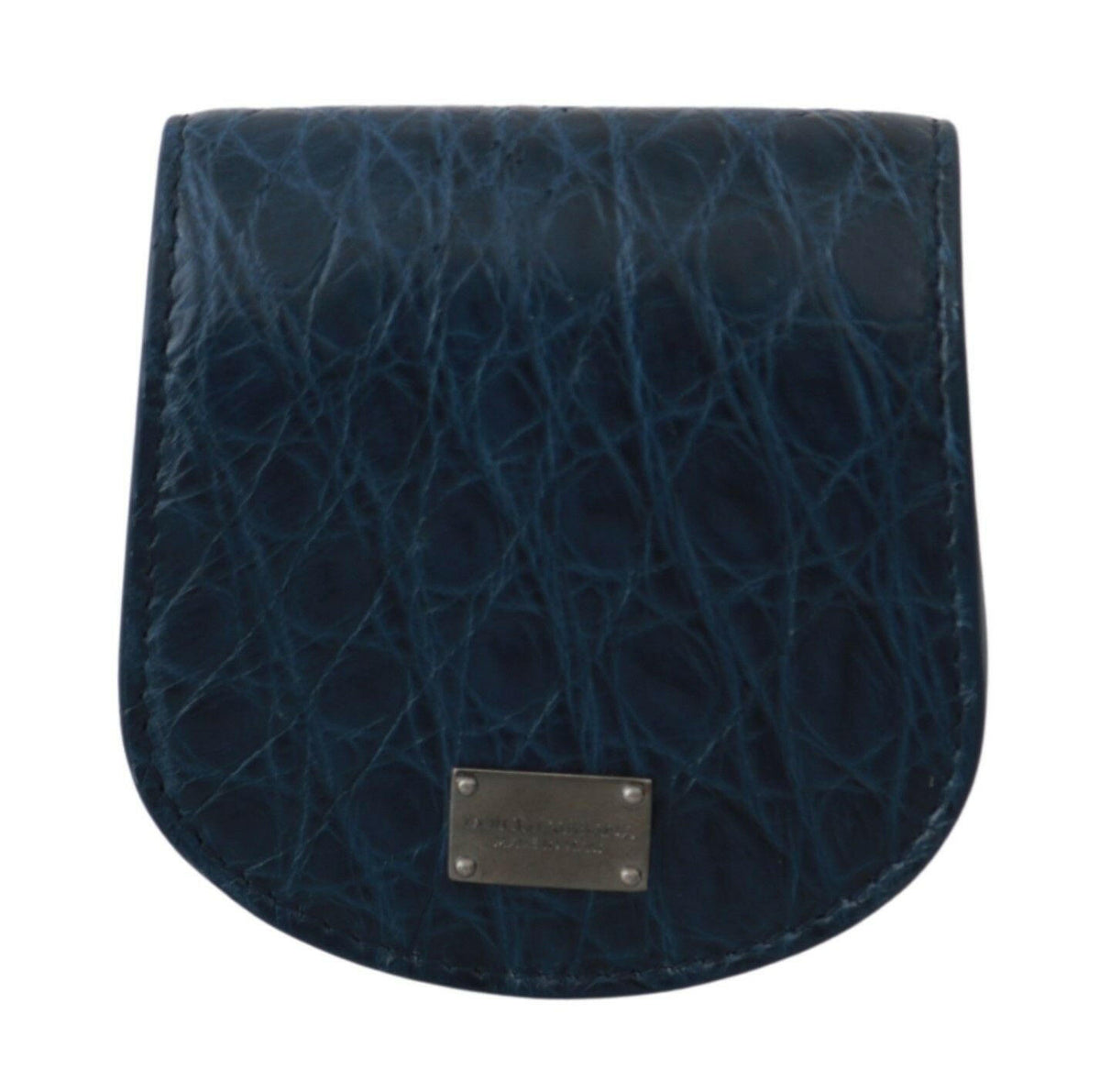 Dolce & Gabbana Blue Holder Pocket Wallet Blue Exotic Skin Condom Case -   -  Dolce & Gabbana.