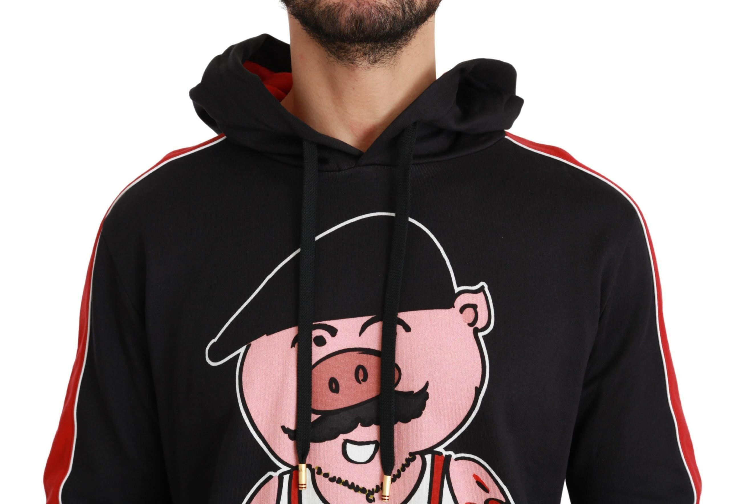 Dolce & Gabbana Black Pig of the Year Hooded Sweater -   -  Dolce & Gabbana.