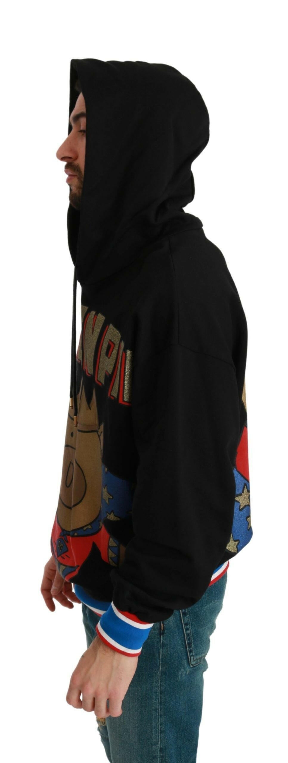 Dolce & Gabbana Black Sweater Pig of the Year Hooded -   -  Dolce & Gabbana.