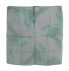 Costume National Green Silk Shawl Foulard Wrap Scarf -   -  Costume National.