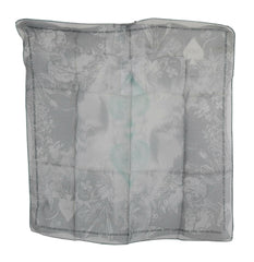 Costume National Gray Silk Shawl Foulard Wrap Scarf -   -  Costume National.