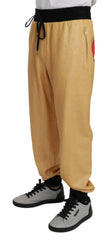 Dolce & Gabbana Gold Year Of The Pig Cotton Mens Pants -   -  Dolce & Gabbana.
